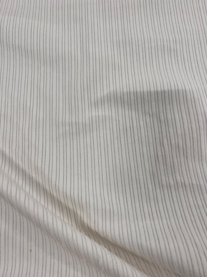 ZOE 048 striped rib-knit velour