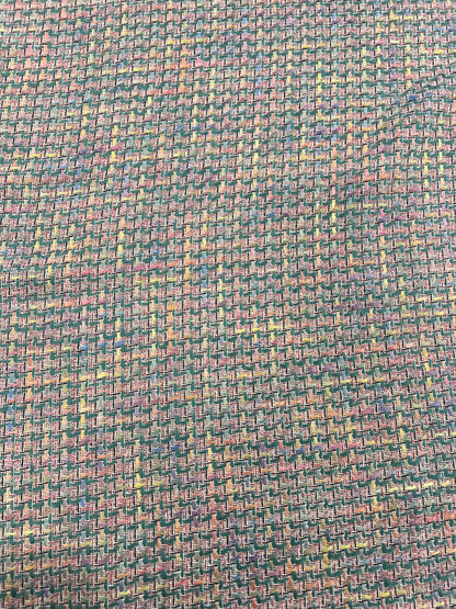 ZOE 057 multi-color bouclé tweed wool blended ch*nel style