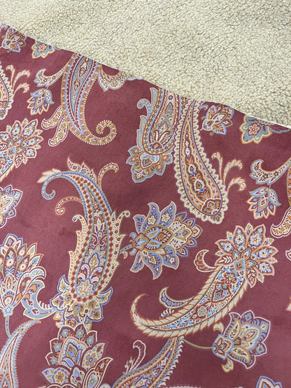 ZOE 058 double face paisley printed bambi beige