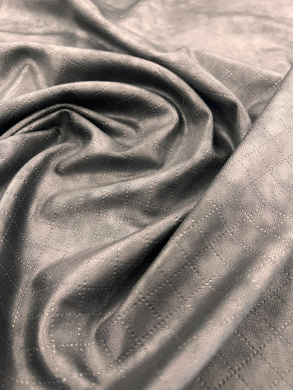 ZOE 064 textured black faux leather