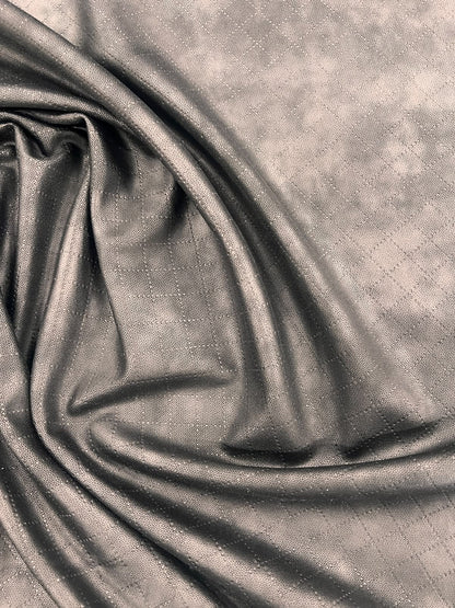 ZOE 064 textured black faux leather