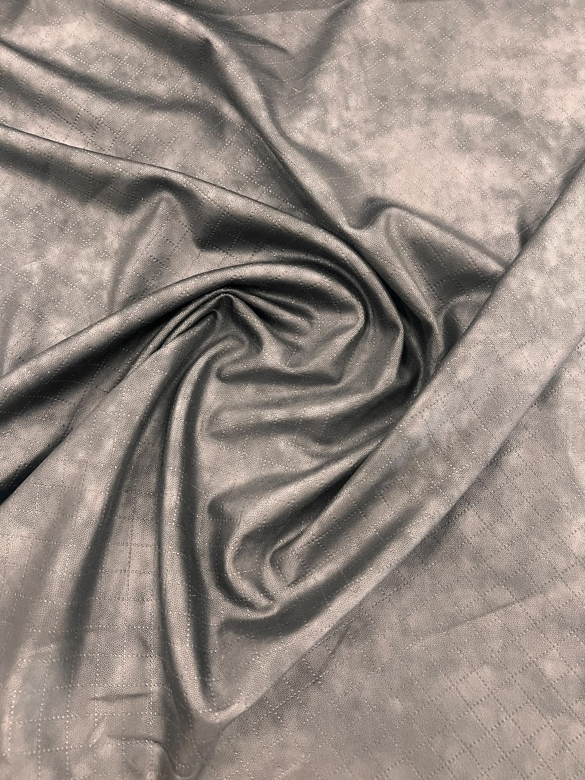 ZOE 064 textured black faux leather
