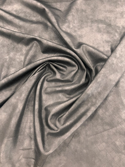 ZOE 064 textured black faux leather