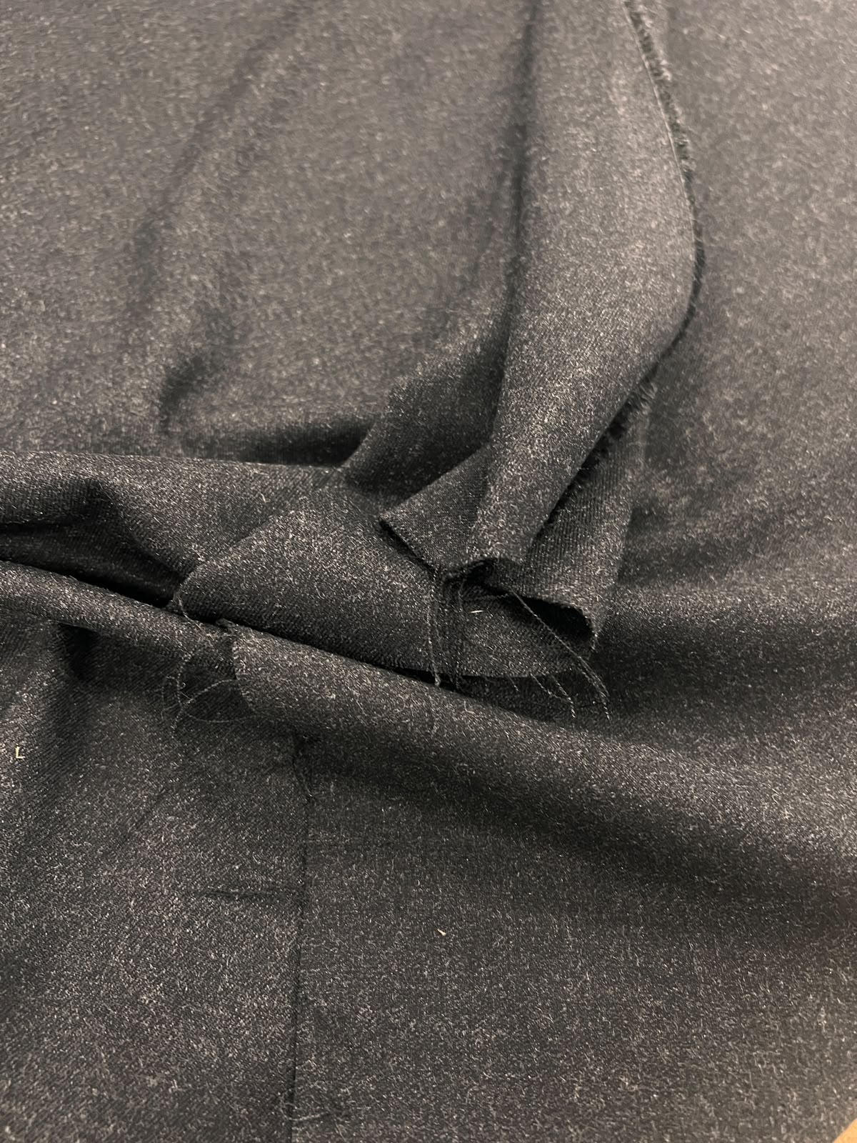 ZOE 079 double face charcoal suiting