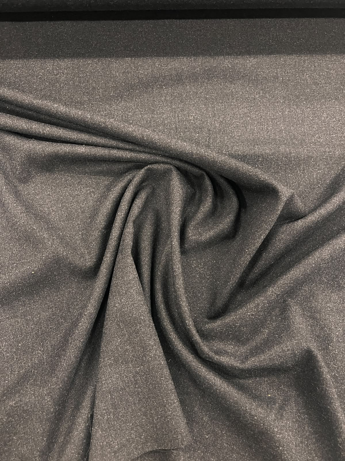 ZOE 079 double face charcoal suiting