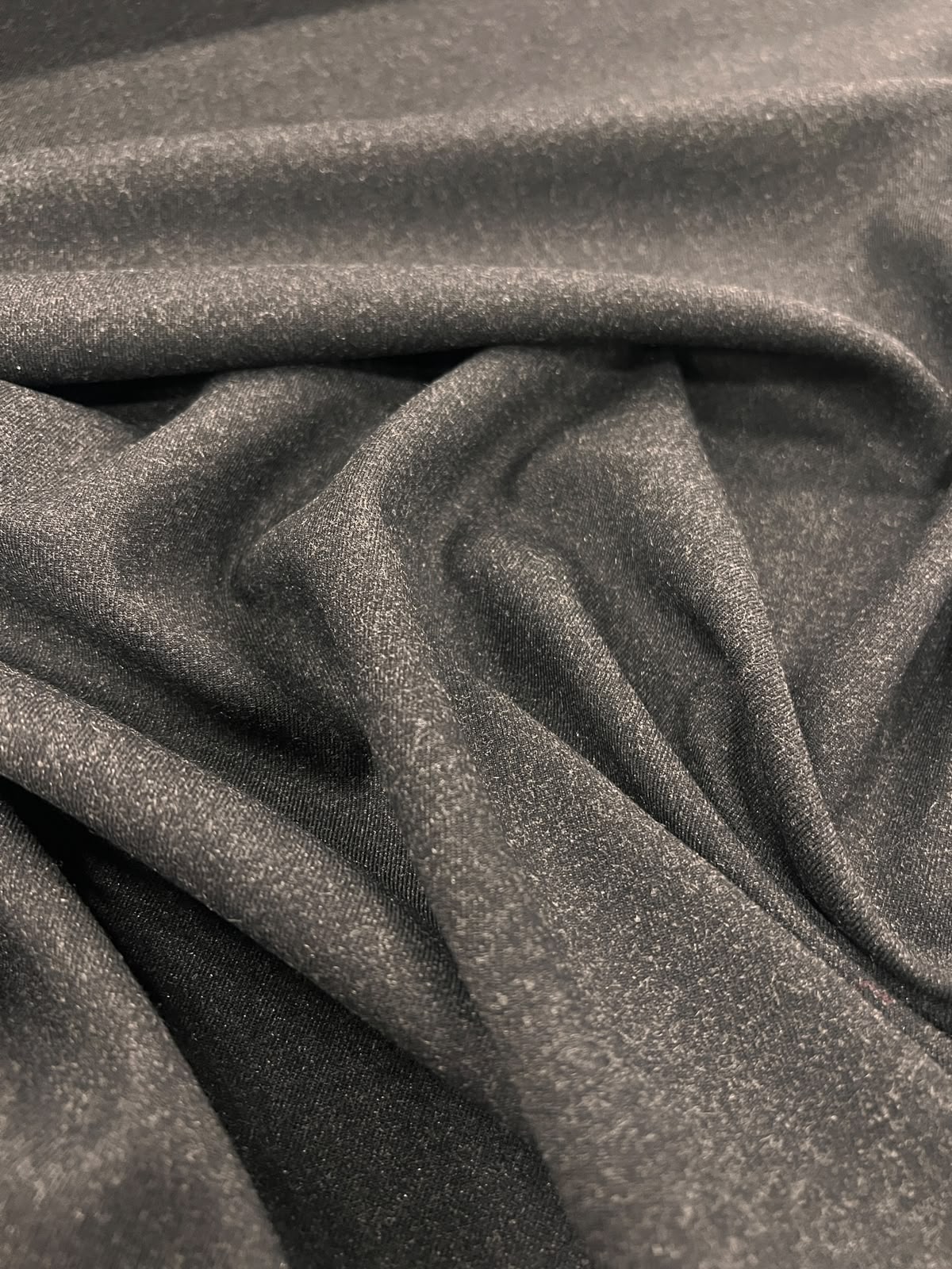 ZOE 079 double face charcoal suiting