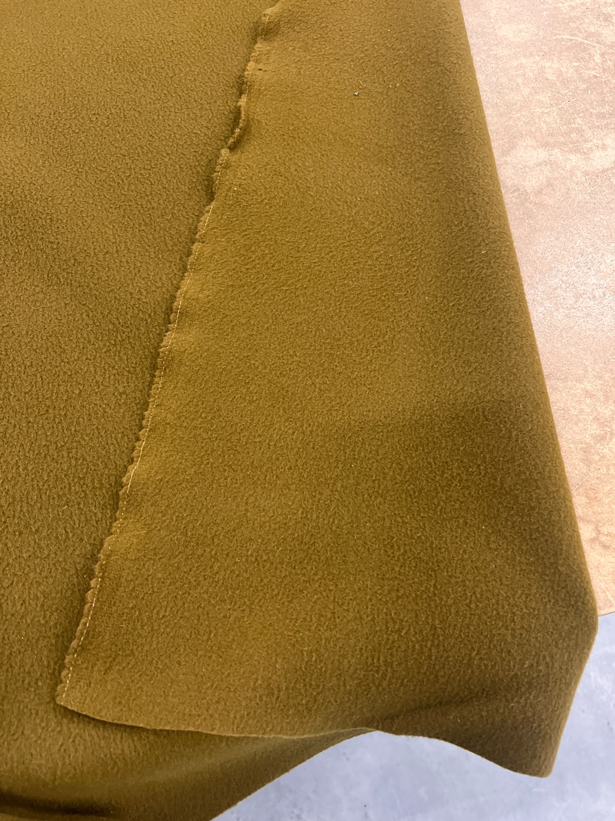 ZOE 080 olive green double face soft touch fleece