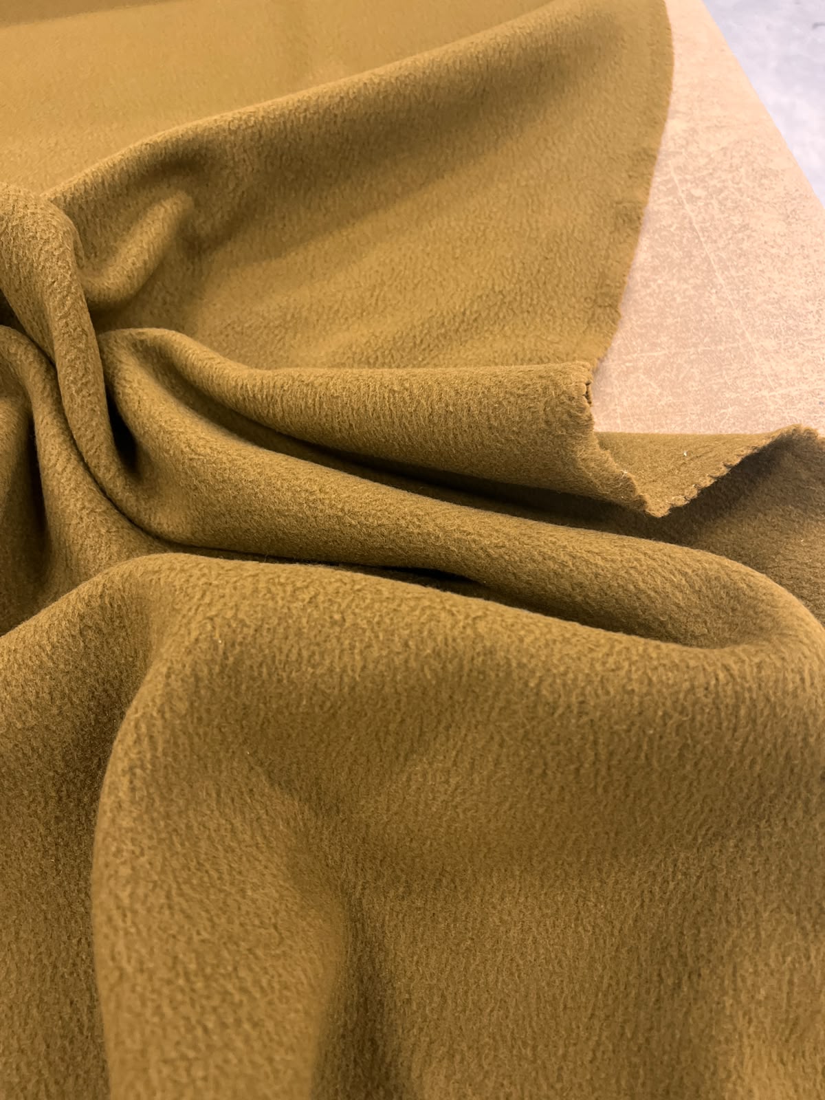 ZOE 080 olive green double face soft touch fleece
