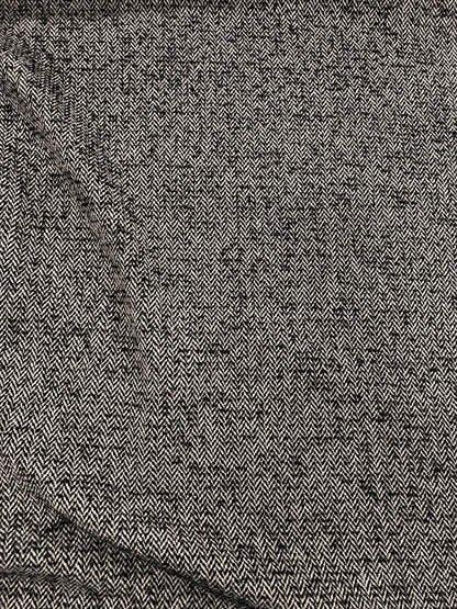 ZOE 081 brown&beige melange herringbone tweed