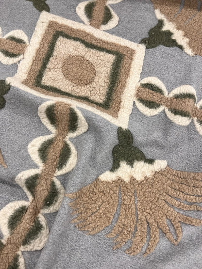 ZOE-083 light blue fantasy heavyweight boiled wool