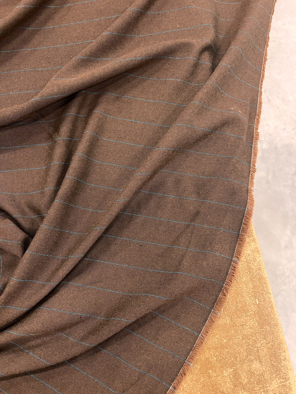 ZOE 085 pinstripe twill suiting fabric