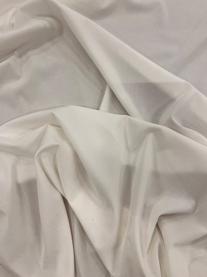 ZOE 088 ecru breatheable stretch cotton poplin