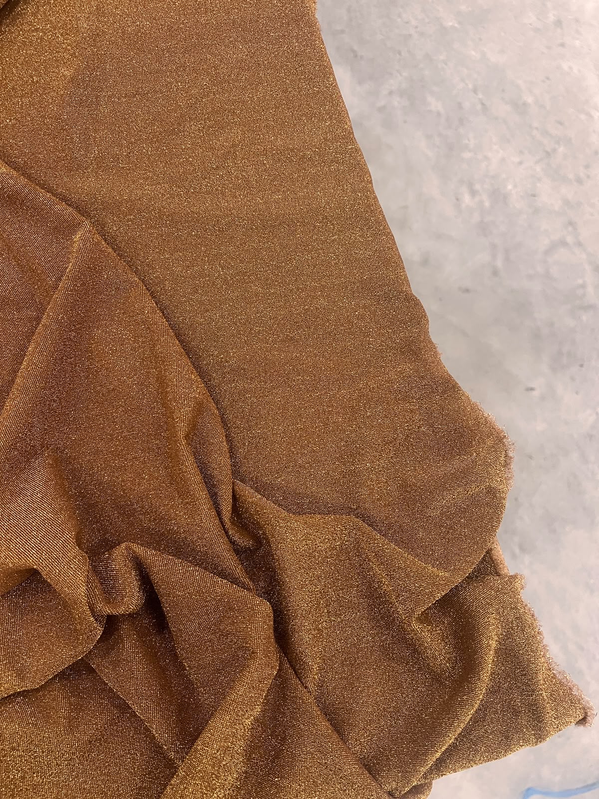 ZOE 092 bronze&gold shiny jersey