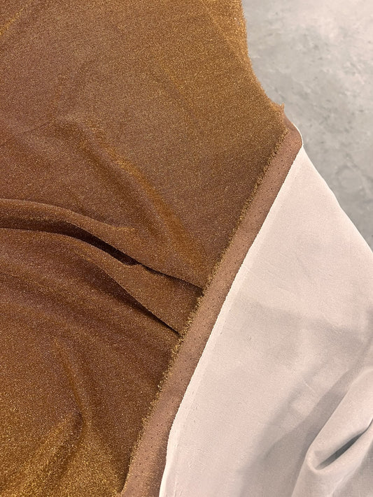 ZOE 092 bronze&gold shiny jersey