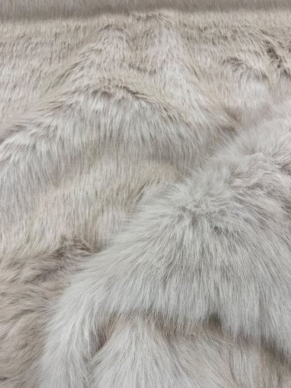 OLAF 003 neutral taupe/ivory hairy cuddle milky wool blended