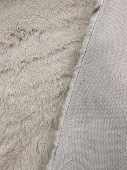 OLAF 003 neutral taupe/ivory hairy cuddle milky wool blended