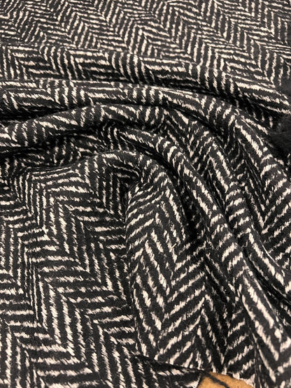 OLAF 007 herringbone tweed wool