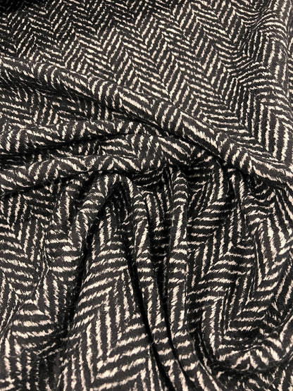 OLAF 007 herringbone tweed wool