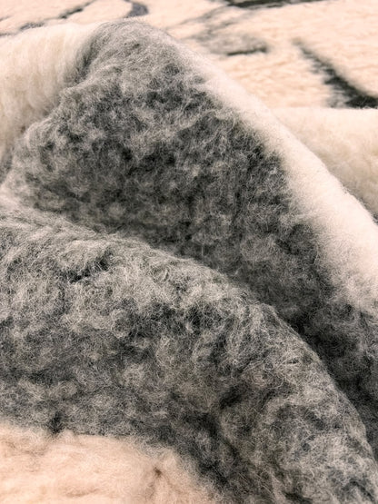 OLAF 009 khaky&beige heavyweight boiled wool