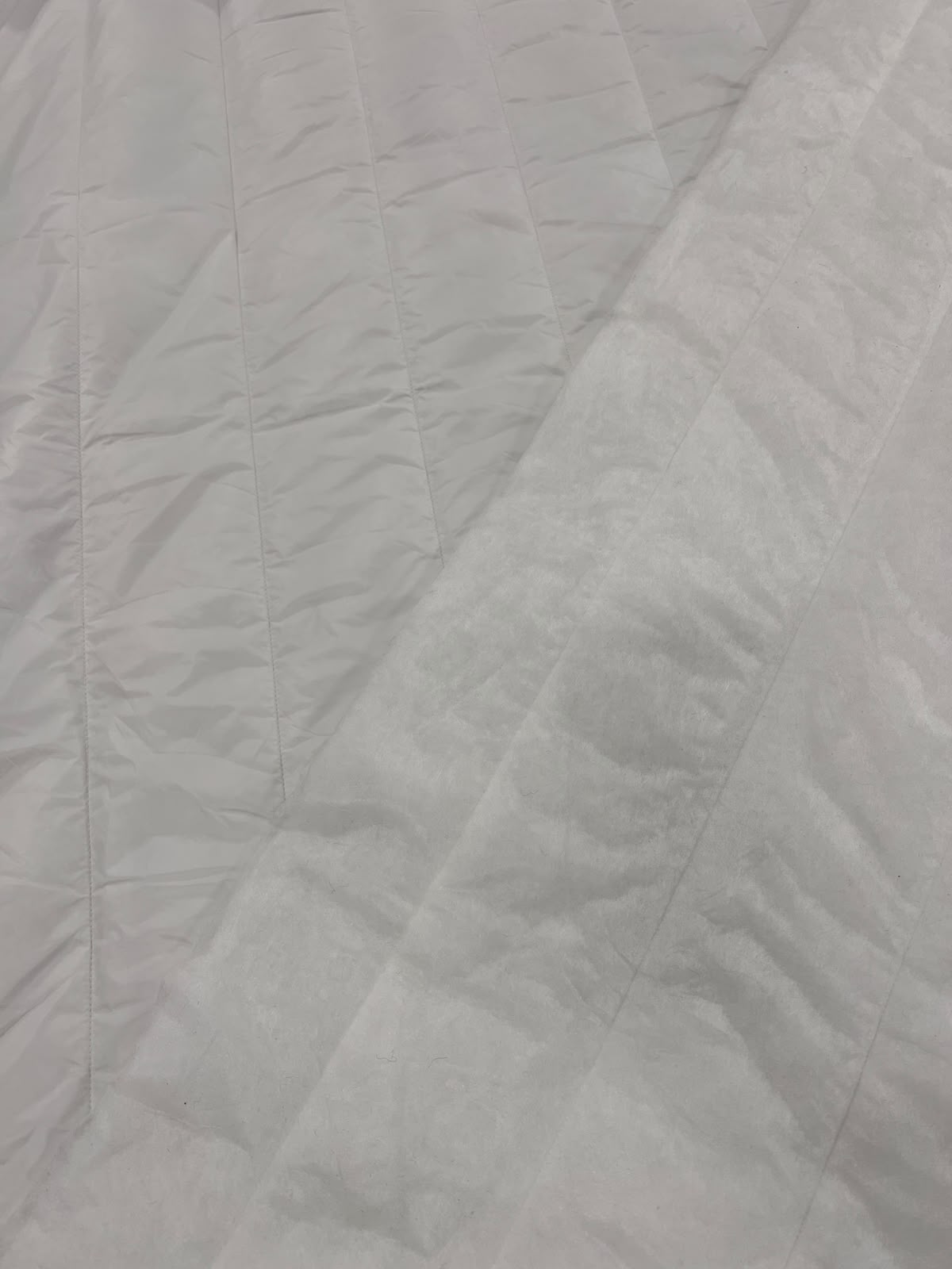 OLAF 012 snow white quilted puffer