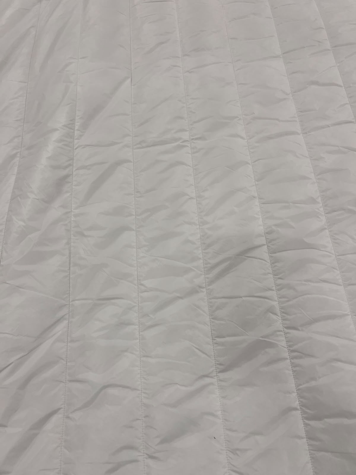 OLAF 012 snow white quilted puffer