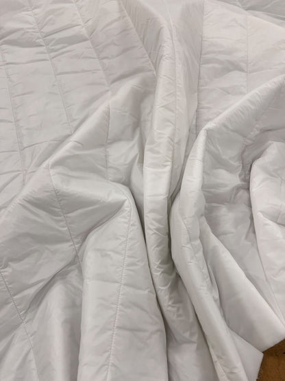OLAF 012 snow white quilted puffer