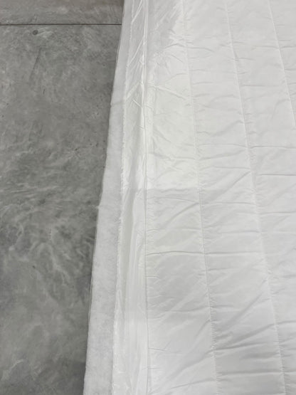 OLAF 012 snow white quilted puffer