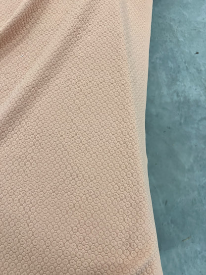 OLAF 014 salmon pink textured jacquard