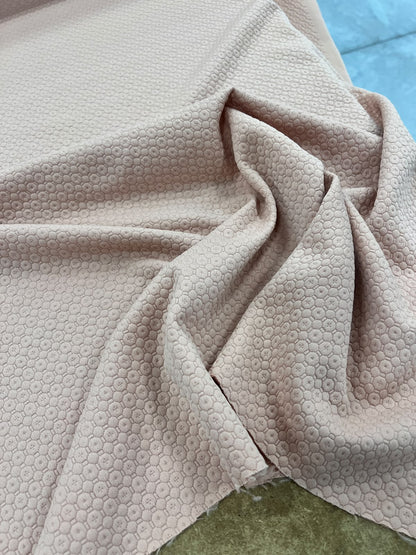 OLAF 014 salmon pink textured jacquard