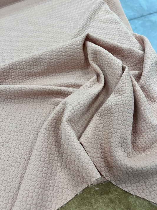 OLAF 014 salmon pink textured jacquard