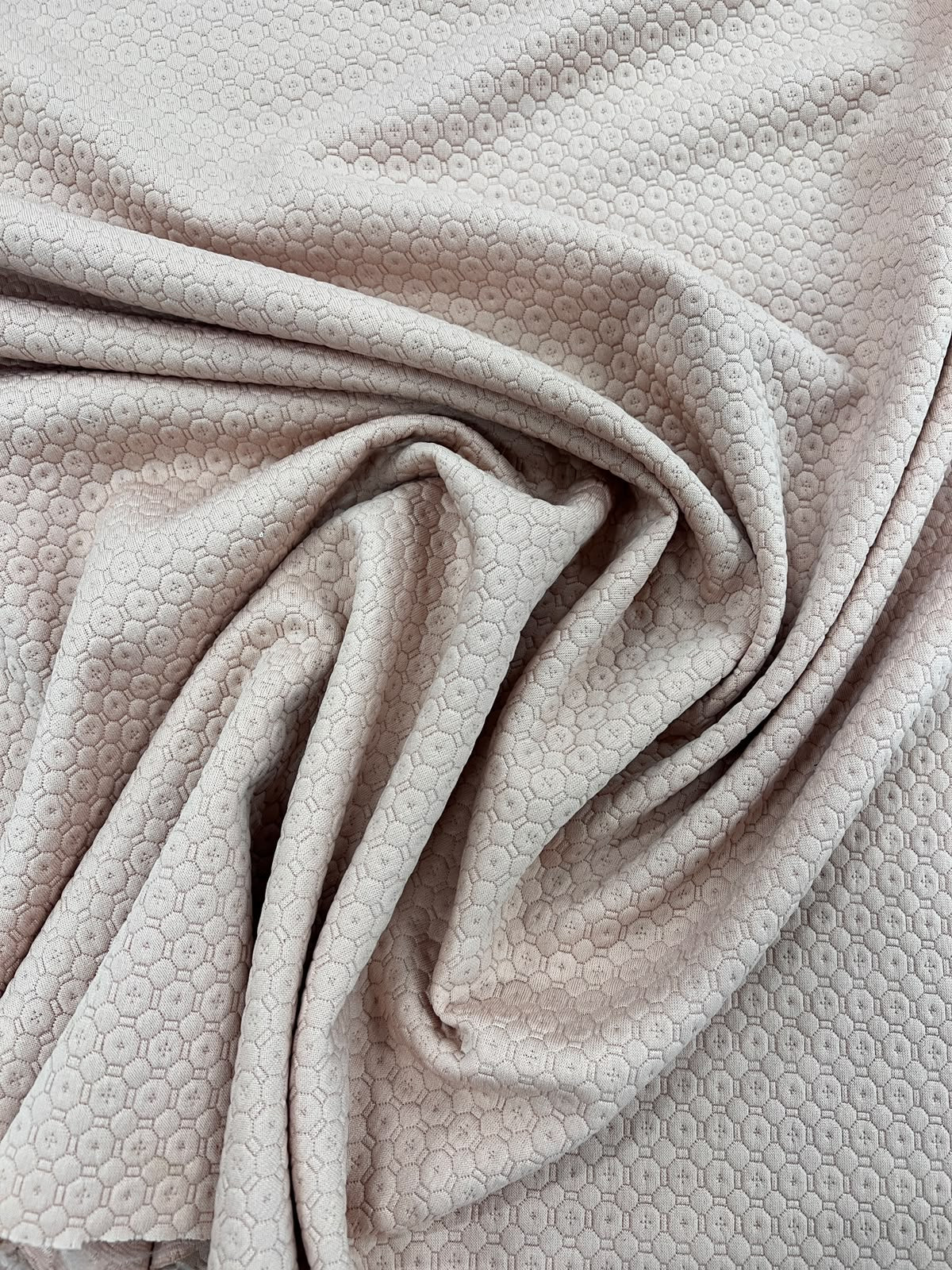 OLAF 014 salmon pink textured jacquard