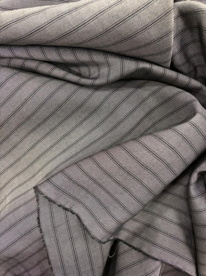 DRACO 002 pinstriped suiting fabric