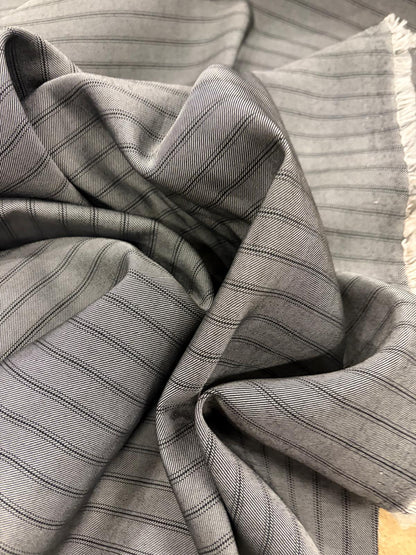 DRACO 002 pinstriped suiting fabric