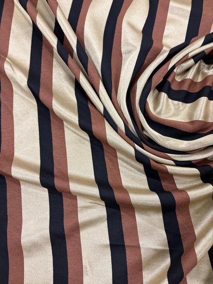 DRACO 004  knitted gold metallic stripe