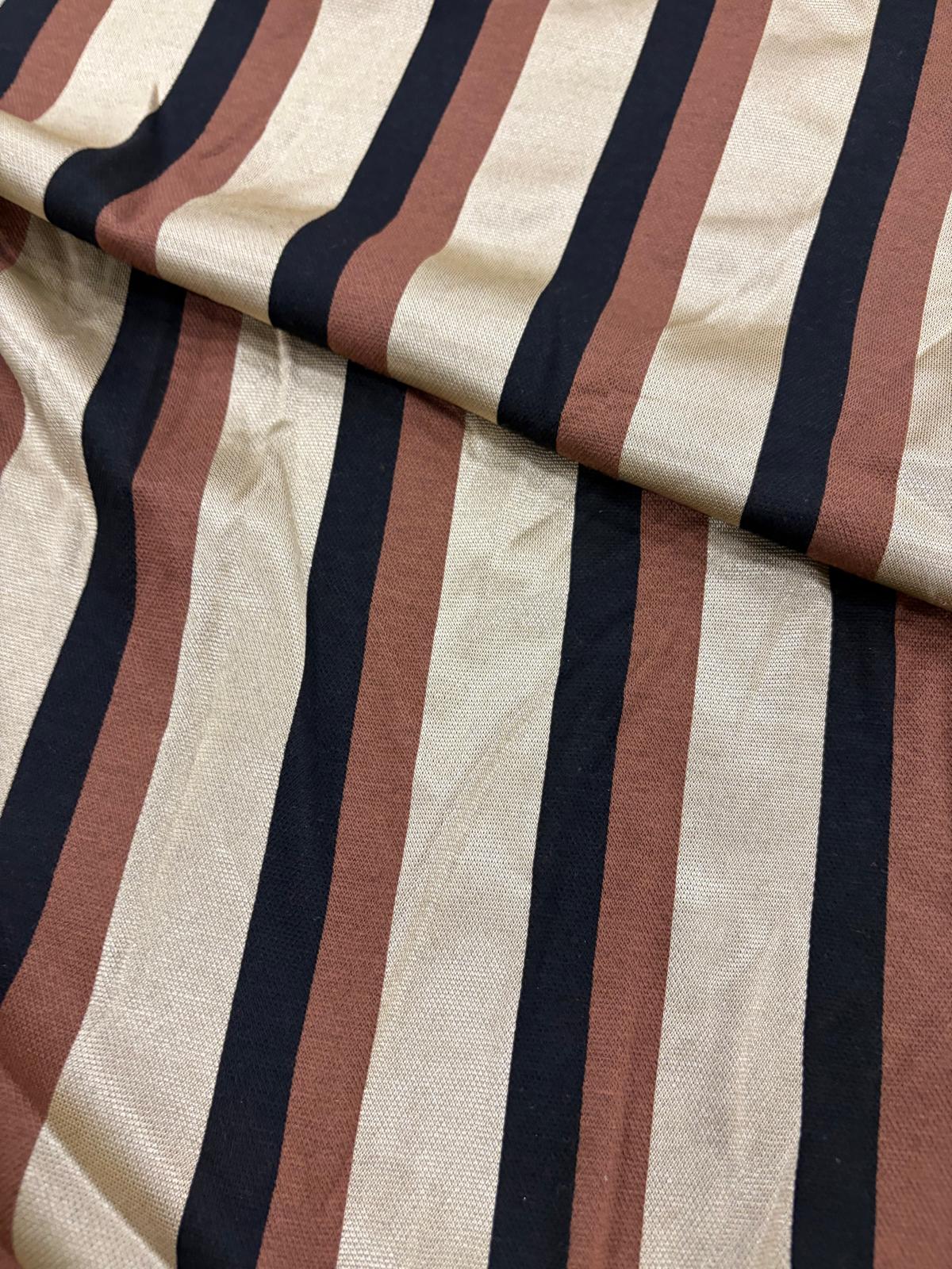 DRACO 004  knitted gold metallic stripe