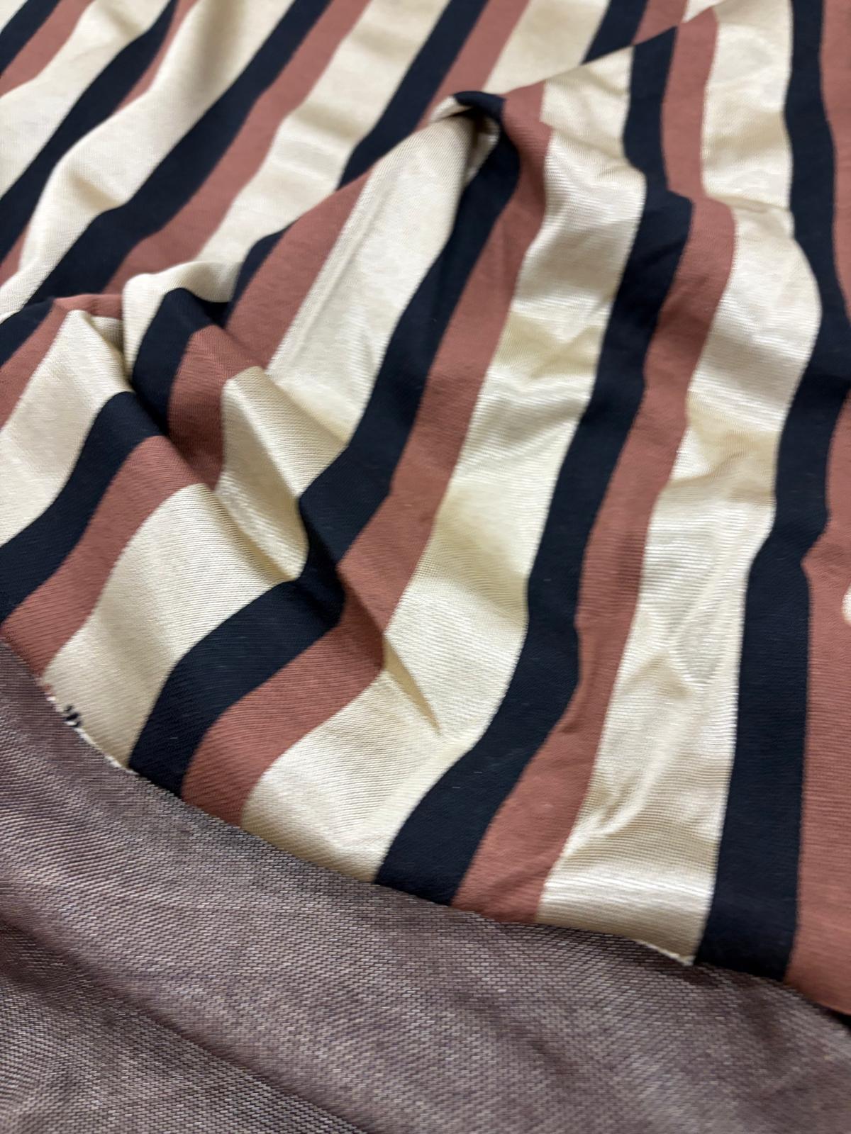 DRACO 004  knitted gold metallic stripe