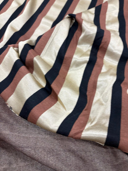 DRACO 004  knitted gold metallic stripe
