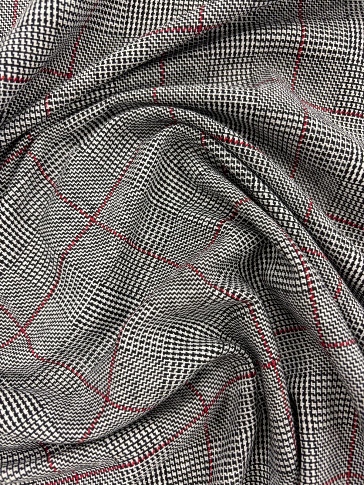 DRACO 010 houndstooth midweight cotton blended