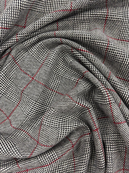 DRACO 010 houndstooth midweight cotton blended