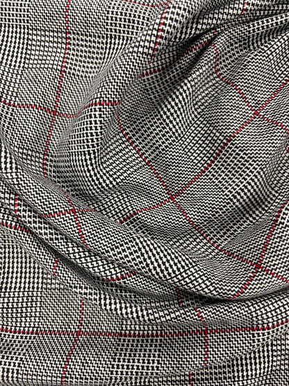 DRACO 010 houndstooth midweight cotton blended