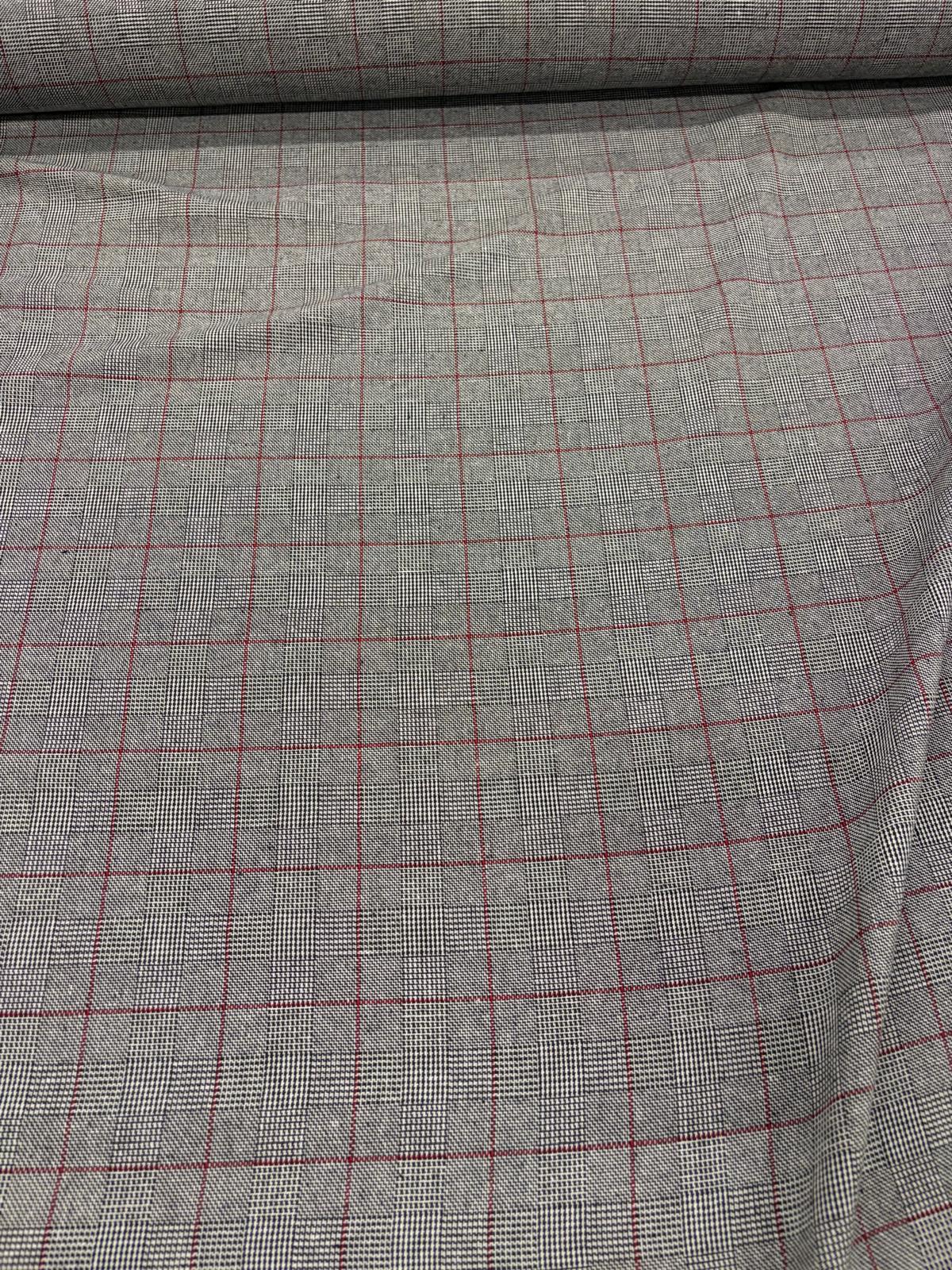 DRACO 010 houndstooth midweight cotton blended