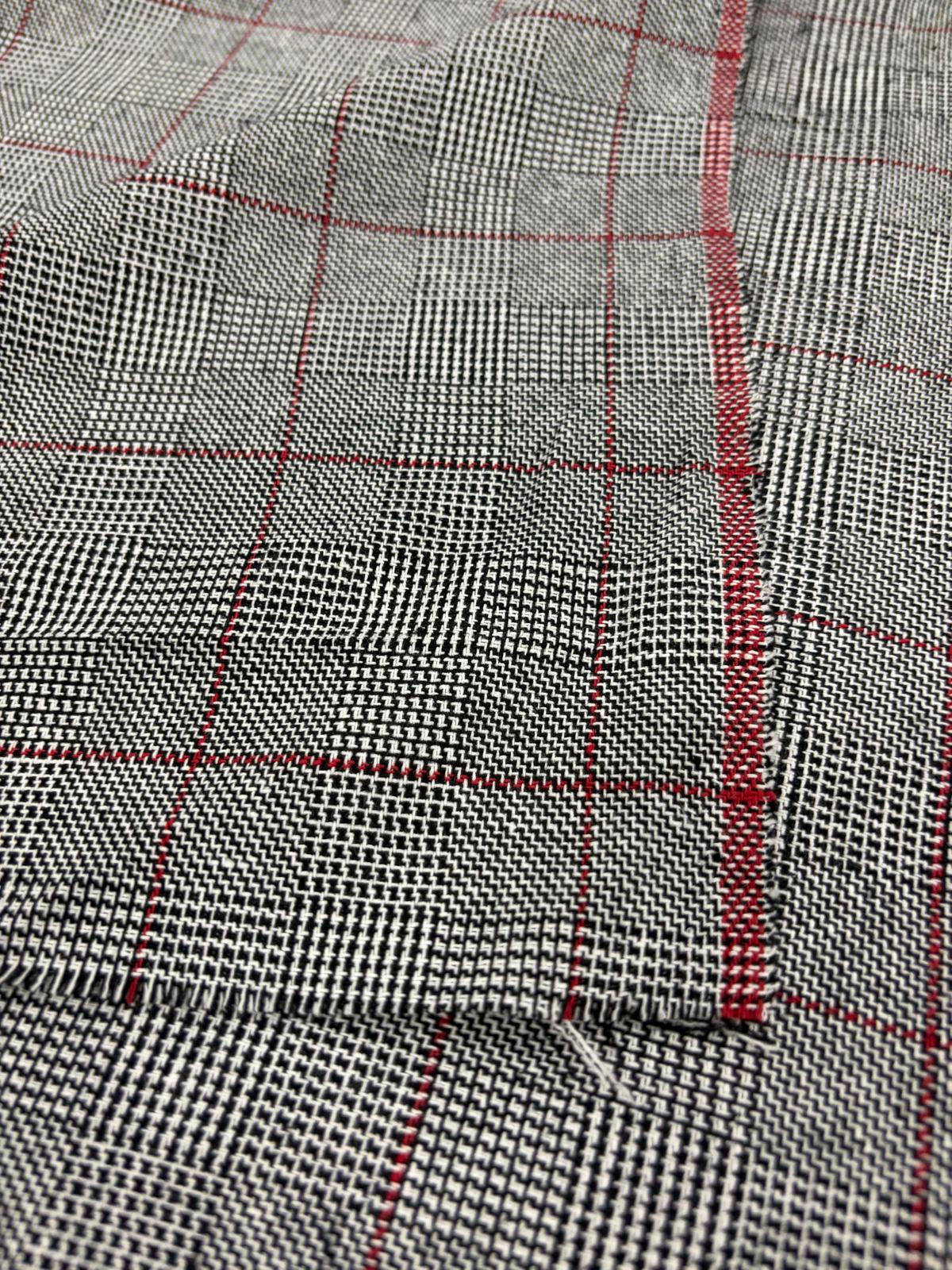 DRACO 010 houndstooth midweight cotton blended
