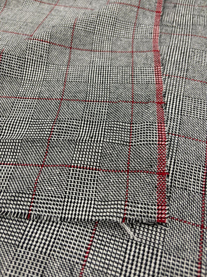 DRACO 010 houndstooth midweight cotton blended