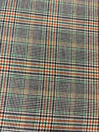 DRACO 011 multi color houndstooth midweight cotton blended