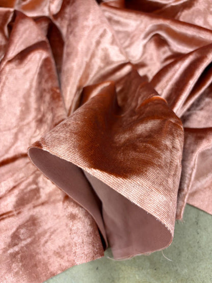 DRACO 015 heavy velvet saumon