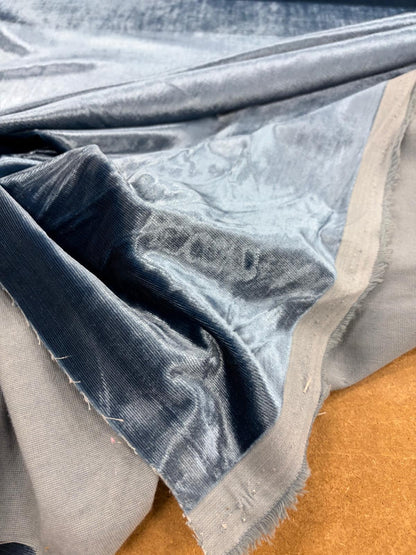 DRACO 016 heavy velvet steel blue