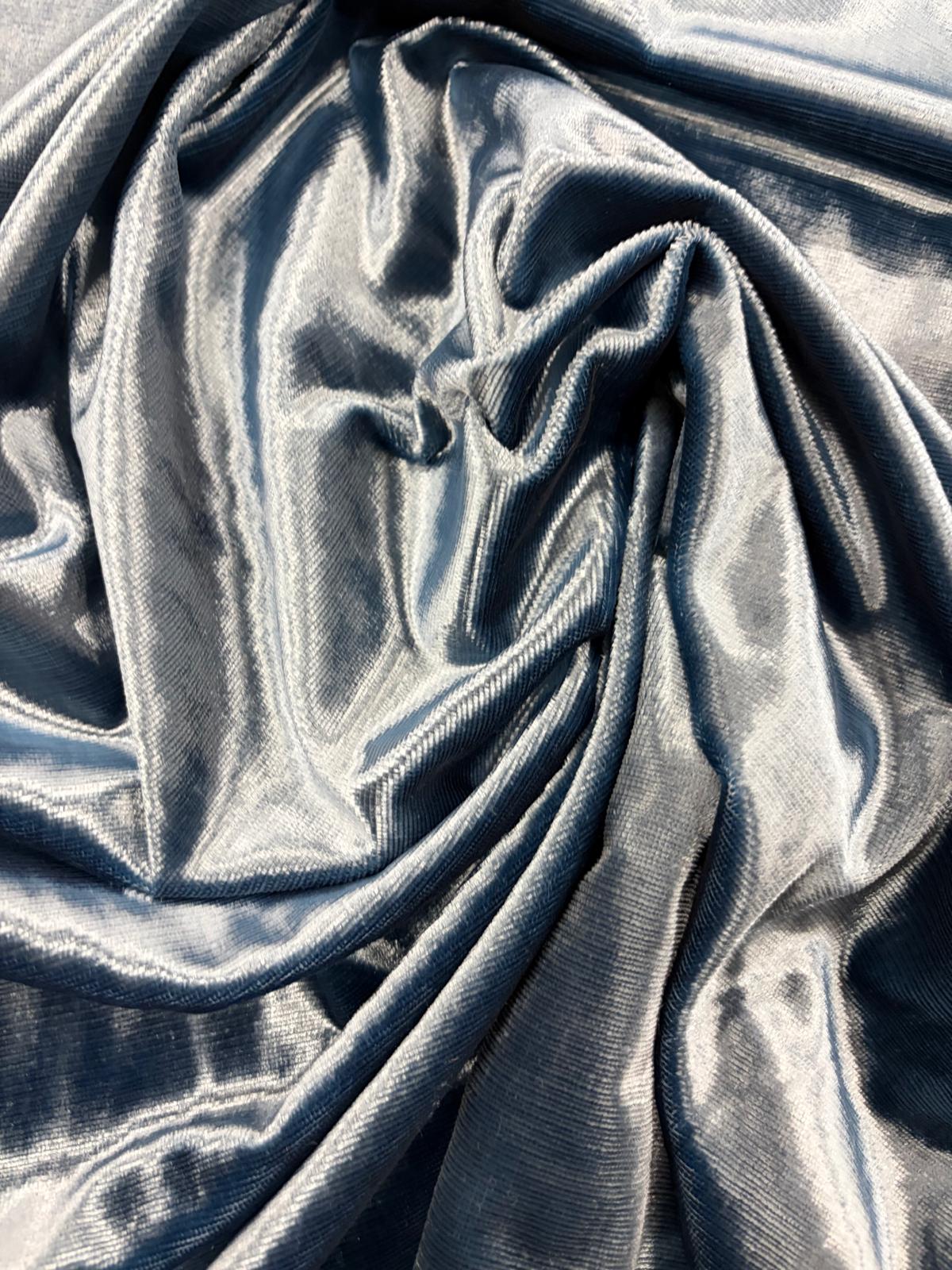 DRACO 016 heavy velvet steel blue