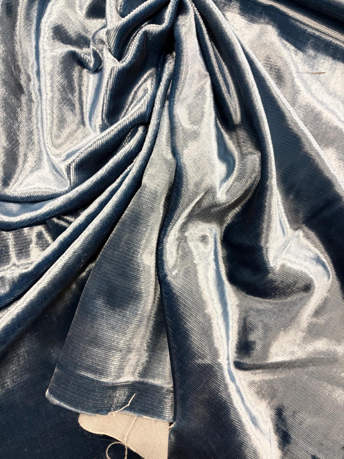 DRACO 016 heavy velvet steel blue