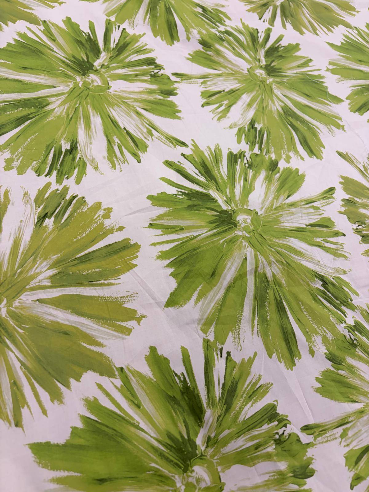 DRACO 018 botanical printed cotton poplin