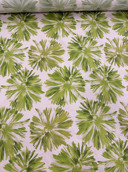 DRACO 018 botanical printed cotton poplin